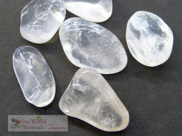 Bergkristall aus dem Himalaya Trommelstein, 200g Pack